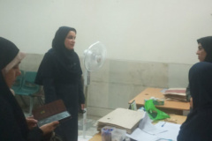 بازدید رئیس دانشکده شریعتی از روند برگزاری امتحانات پایان ترم نیمسال دوم ۱۴۰۴-۱۴۰۳