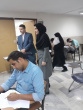 بازدید بازرس اداره استخدامی کشور به همراه رئیس دانشکده شریعتی از محل برگزاری آزمون استخدامی