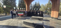 برگزاری مراسم پرفیض زیارت عاشورا در جوار گلزار شهدای خوشنام دانشکده