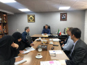 حضور مسئولین اداره امور فرهنگی و مشاوره و سلامت دانشکده