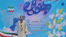 دانشجوی دانشکده شریعتی، در مراسم  تجلیل از جوان برتر استان تهران ، خوش درخشید