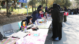 برگزاری بازارچه دانشجویی هنرهای دستی