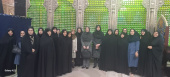 حضور مسئولان و کارکنان دانشکده شریعتی در آیین تجدید میثاق دانشگاهیان با آرمان‌های امام خمینی (ره) و تجدید بیعت با مقام معظم رهبری