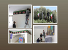 سیاه پوش کردن محوطه دانشکده و اهتزاز پرچمهای مشکی عزای امام حسین (ع) به مناسبت ماه محرم