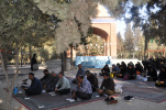 برگزاری مراسم پرفیض زیارت عاشورا در جوار گلزار شهدای خوشنام دانشکده